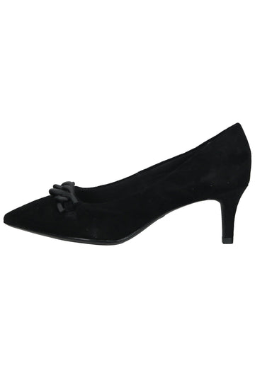 Tamaris Pumps Veloursleder Schwarz - surf4shoes