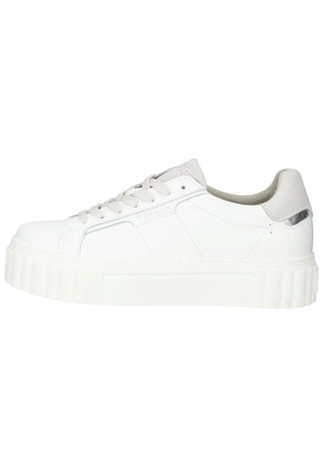 Tamaris Sneaker Leder/Textil Weiß - surf4shoes