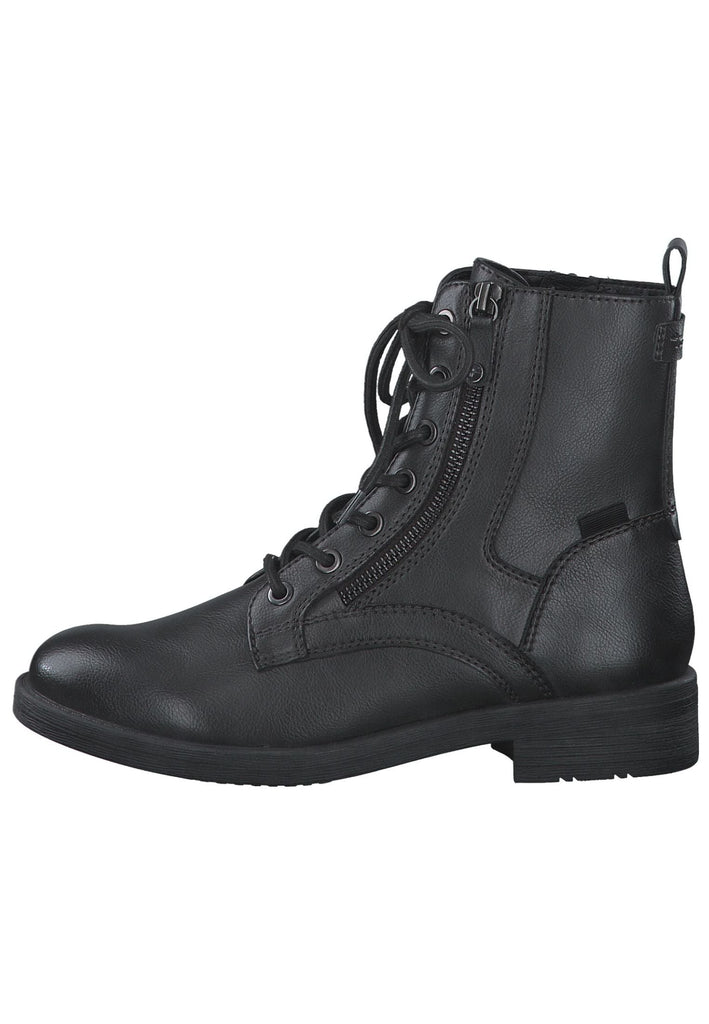 Tamaris Stiefelette Lederimitat Dunkelgrau - surf4shoes