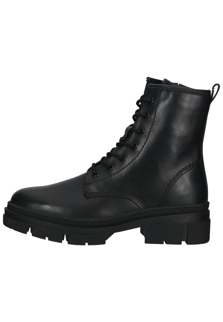 Tamaris Stiefelette Leder Schwarz - surf4shoes