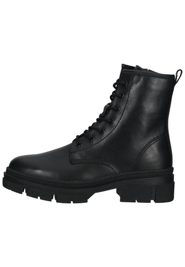 Tamaris Stiefelette Leder Schwarz - surf4shoes
