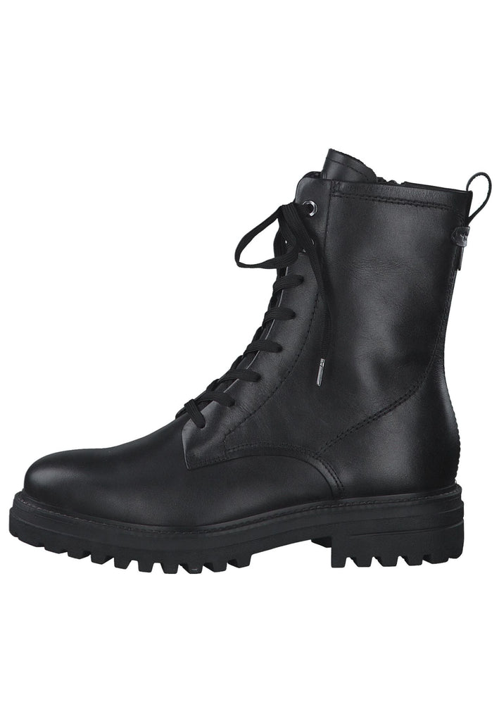 Tamaris Stiefelette Leder Schwarz - surf4shoes