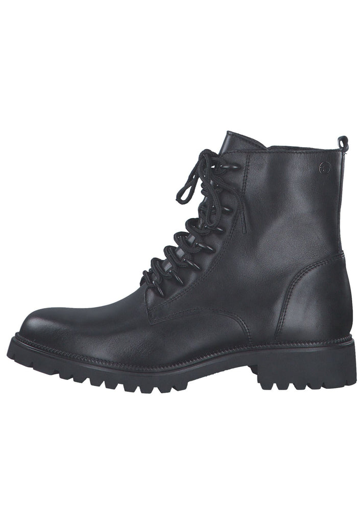 Tamaris Stiefelette Leder Schwarz - surf4shoes