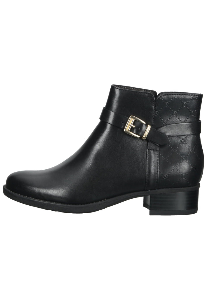 Tamaris Stiefelette Leder Schwarz - surf4shoes