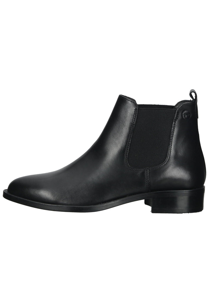 Tamaris Stiefelette Leder Schwarz - surf4shoes