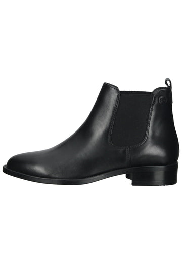 Tamaris Stiefelette Leder Schwarz - surf4shoes