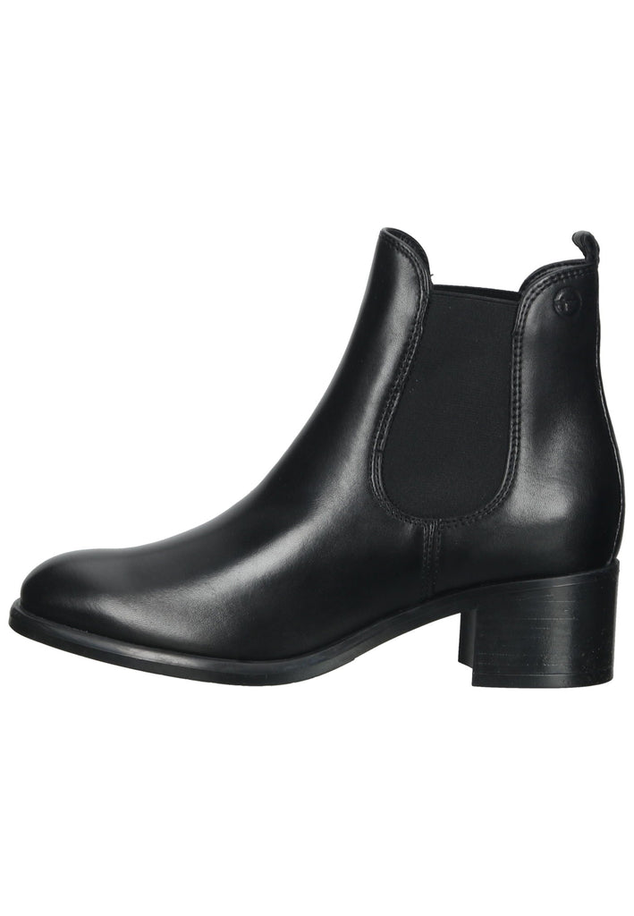 Tamaris Stiefelette Leder Schwarz - surf4shoes