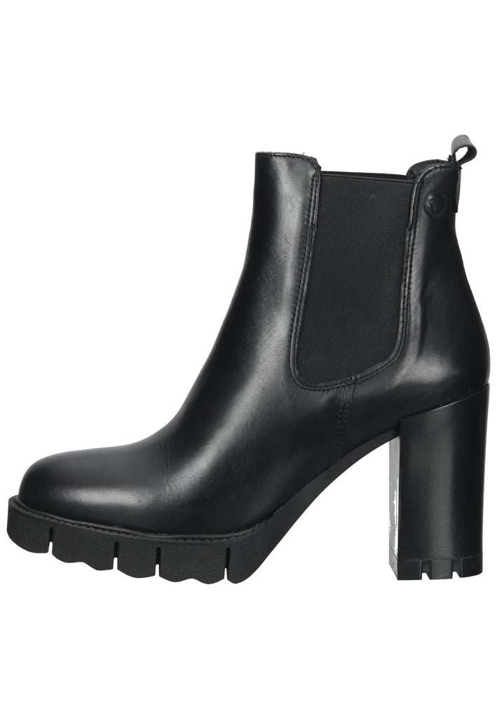 Tamaris Stiefelette Leder/Textil Schwarz - surf4shoes