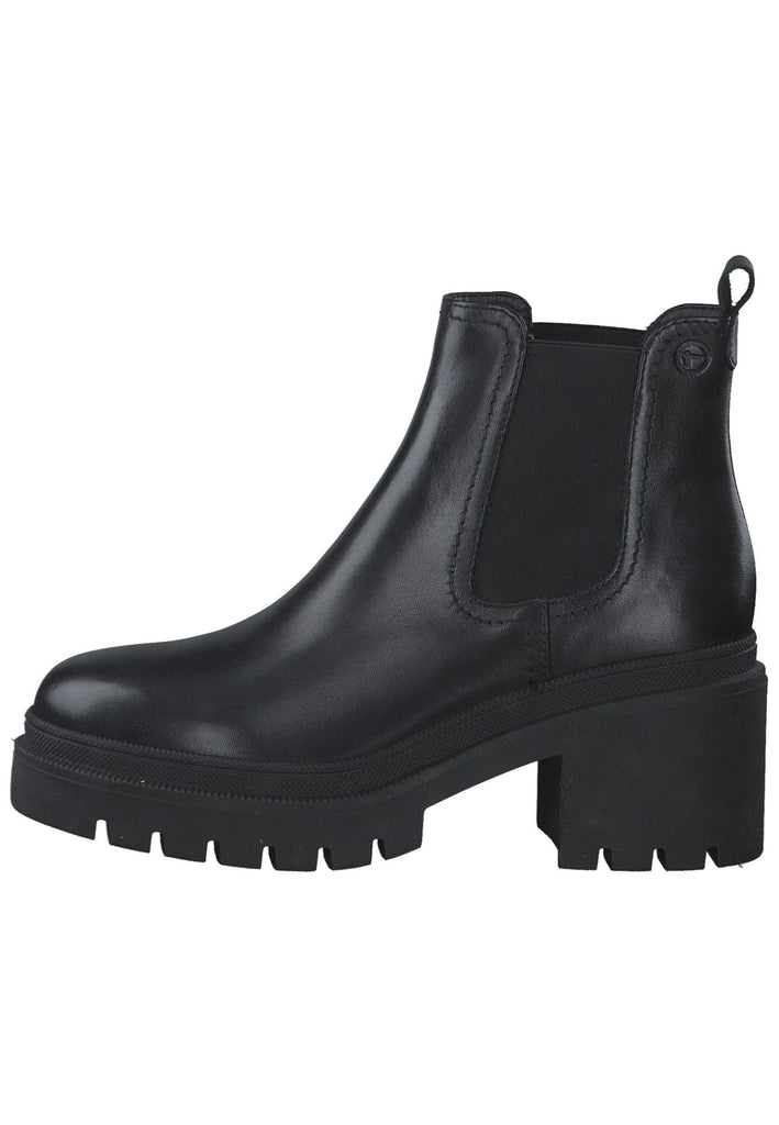 Tamaris Stiefelette Leder/Textil Schwarz - surf4shoes