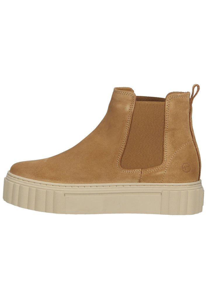 Tamaris Stiefelette Leder Camel - surf4shoes