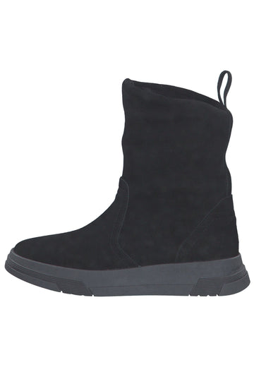 Tamaris Stiefelette Leder Schwarz - surf4shoes