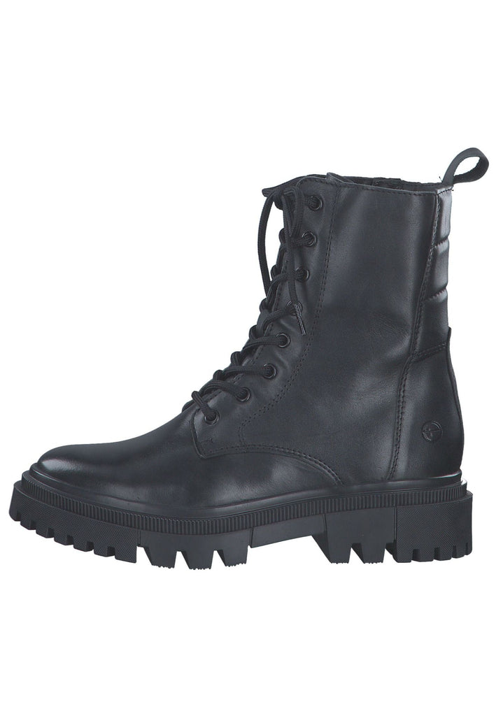 Tamaris Stiefelette Leder Schwarz - surf4shoes