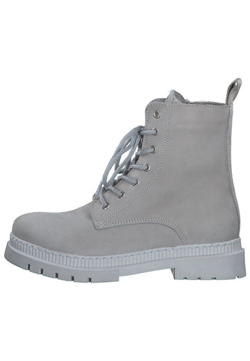 Tamaris Stiefelette Nubukleder Grau - surf4shoes