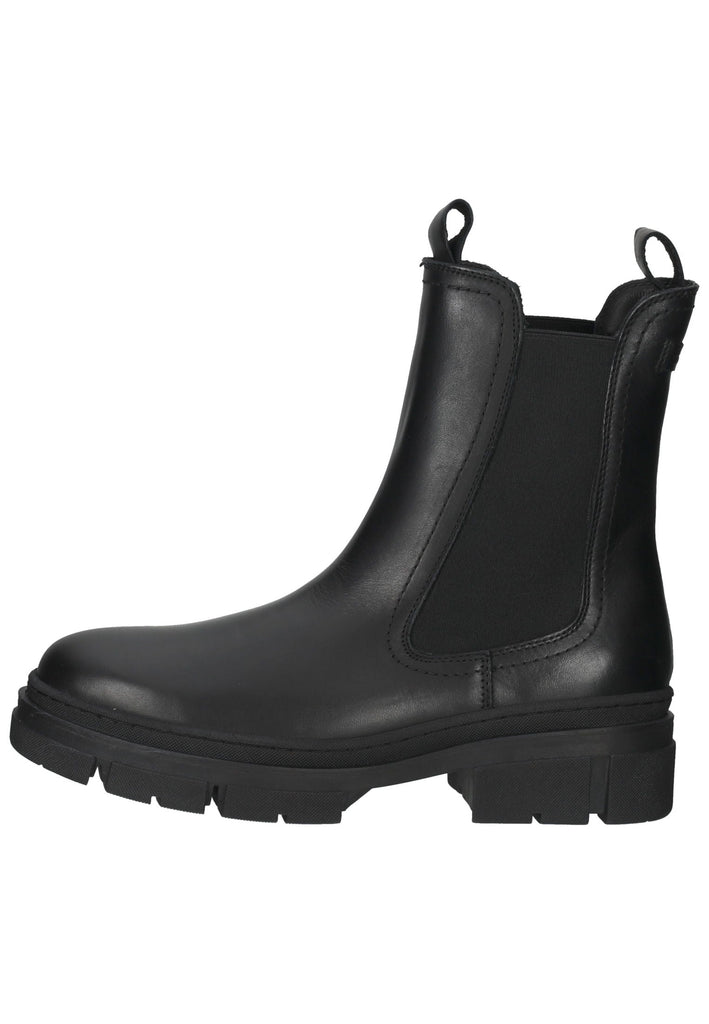 Tamaris Stiefelette Leder/Textil Schwarz - surf4shoes