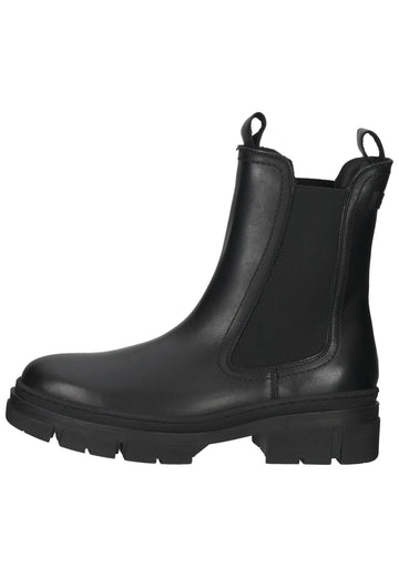 Tamaris Stiefelette Leder/Textil Schwarz - surf4shoes