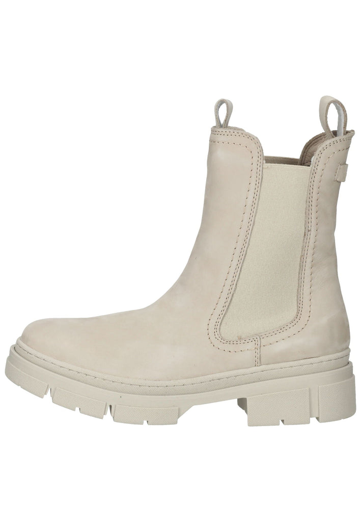 Tamaris Stiefelette Leder/Textil Taupe - surf4shoes