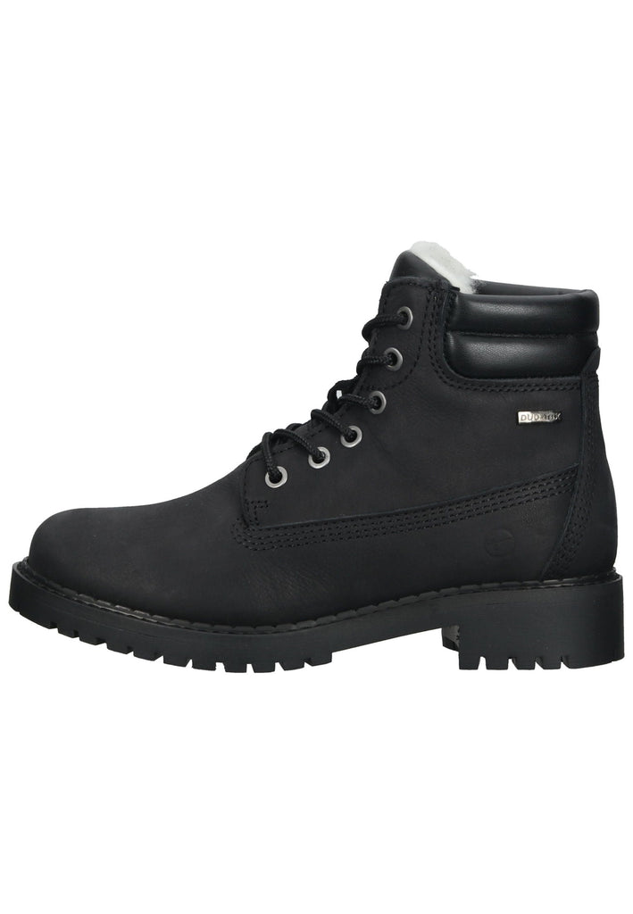 Tamaris Stiefelette Leder/Textil Schwarz - surf4shoes