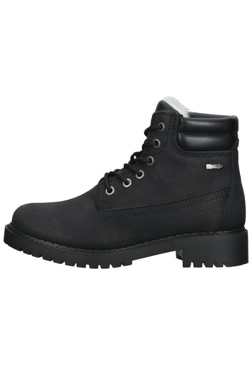 Tamaris Stiefelette Leder/Textil Schwarz - surf4shoes