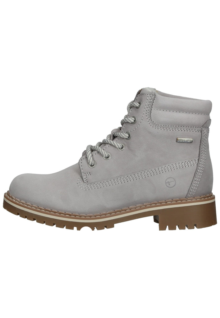 Tamaris Stiefelette Leder Hellgrau - surf4shoes