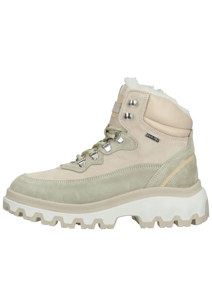 Tamaris Stiefelette Leder/Textil Ivory Warmfutter - surf4shoes