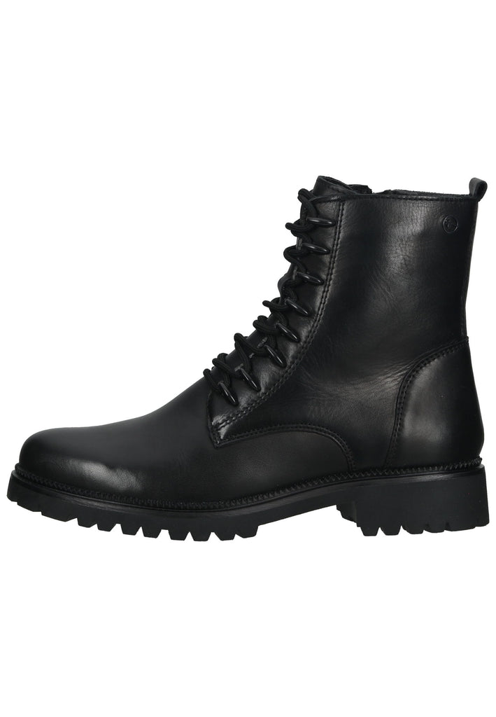 Tamaris Stiefelette Leder Schwarz - surf4shoes