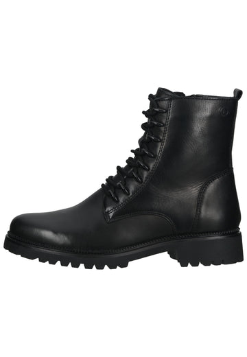 Tamaris Stiefelette Leder Schwarz - surf4shoes