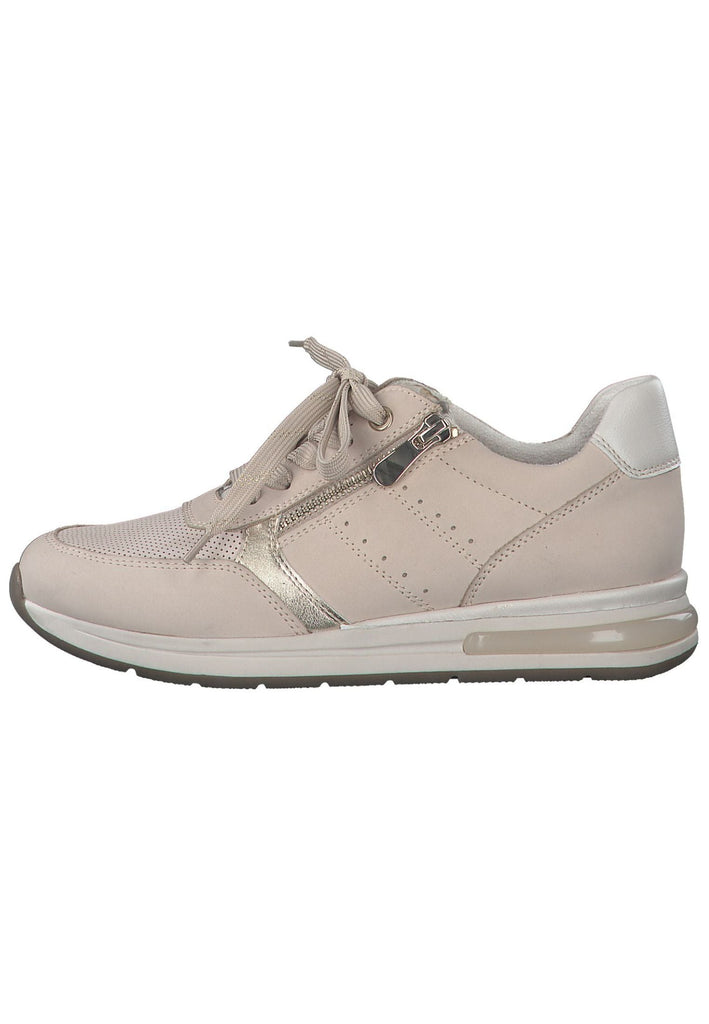 Marco Tozzi Sneaker Leder/Textil Cream - surf4shoes