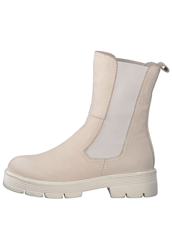 Marco Tozzi Stiefelette Leder/Textil Cream - surf4shoes