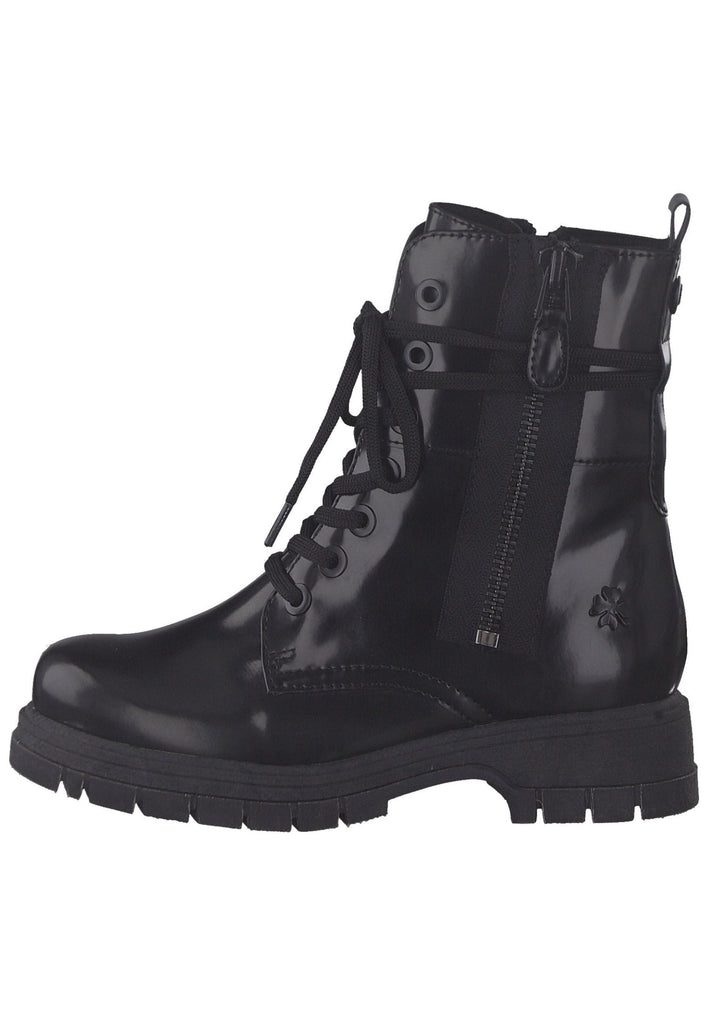 Marco Tozzi Stiefelette Lederimitat Schwarz - surf4shoes