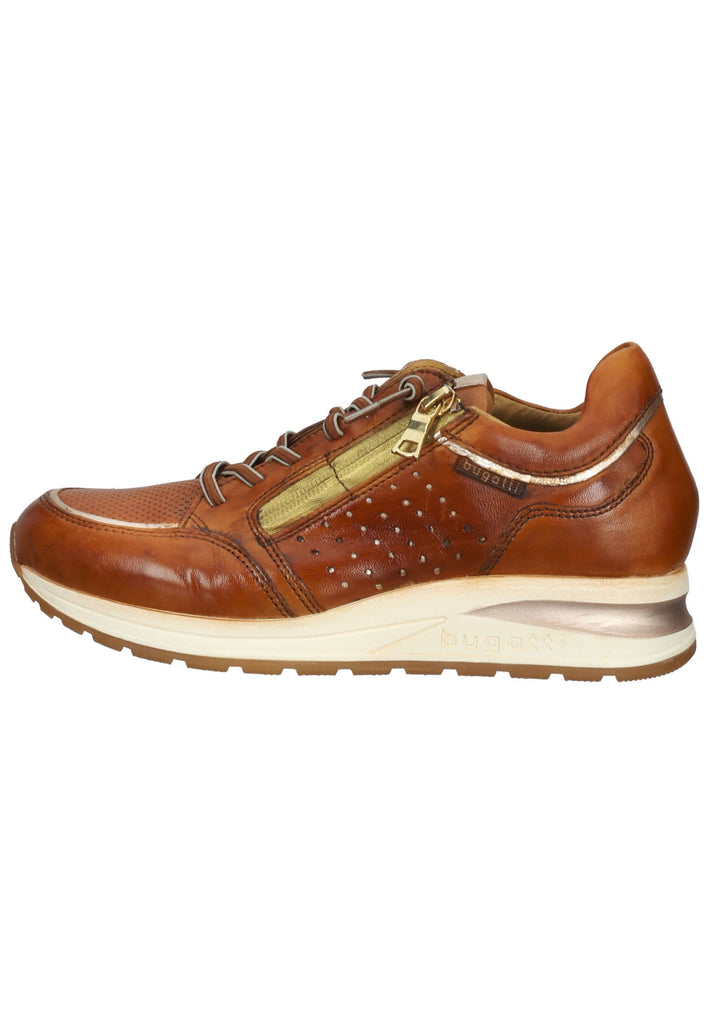 Bugatti Sneaker Glattleder Cognac - surf4shoes