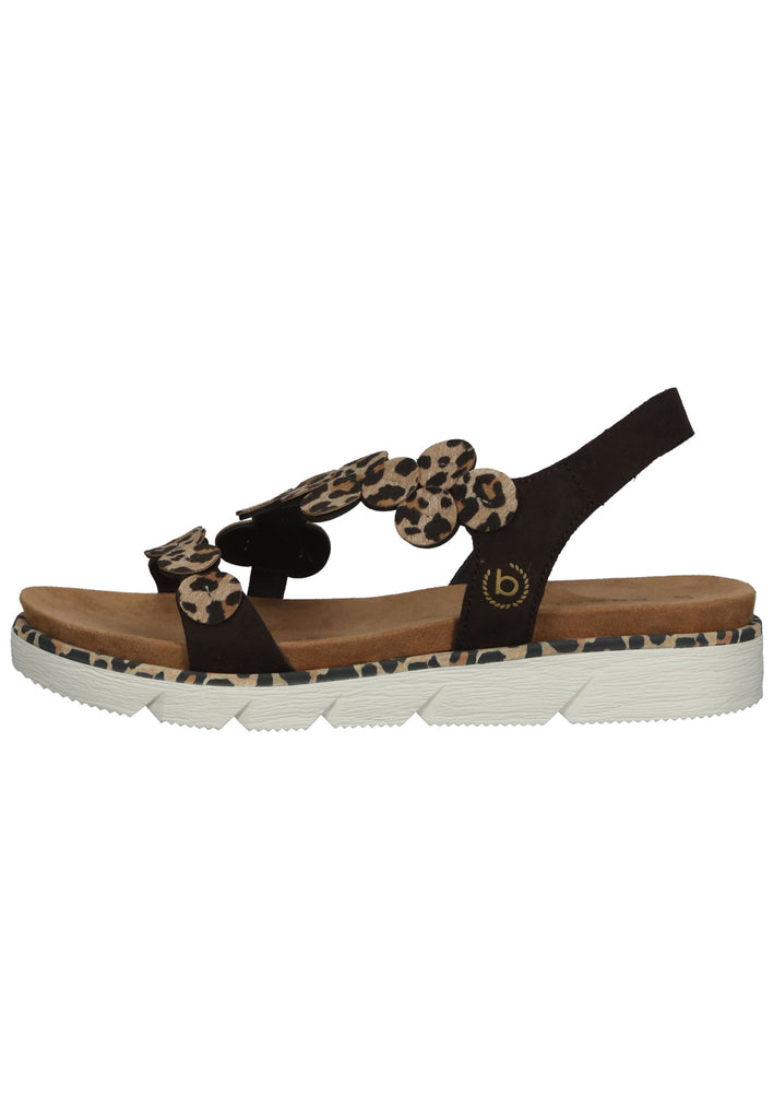 Bugatti Sandalen Textil Braun/Schwarz - surf4shoes