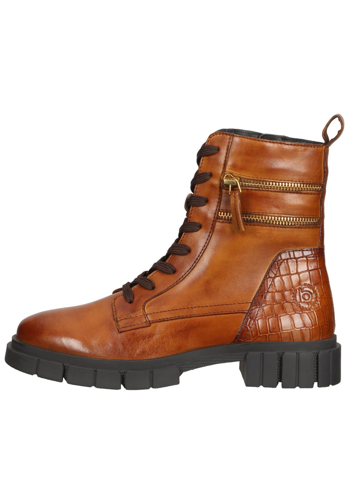 Bugatti Stiefelette Nappaleder Cognac - surf4shoes