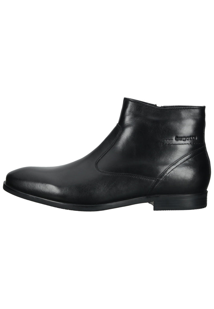 Bugatti Stiefelette Nappaleder Schwarz - surf4shoes