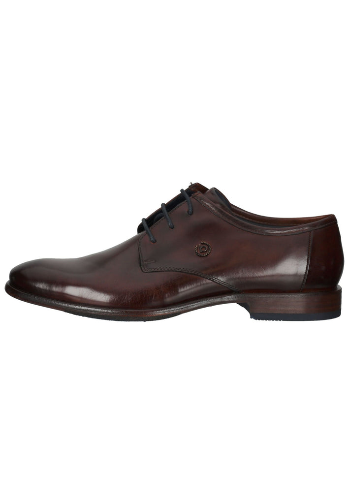 Bugatti Businessschuhe Nappaleder Dunkelbraun - surf4shoes
