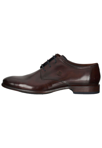 Bugatti Businessschuhe Nappaleder Dunkelbraun - surf4shoes
