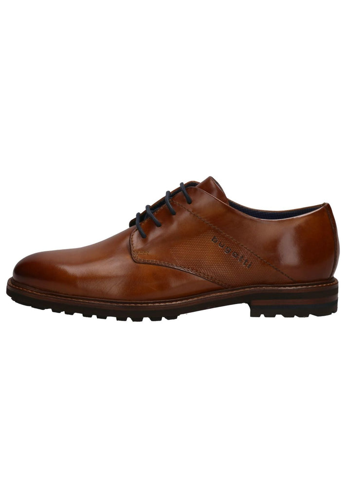 Bugatti Halbschuhe Leder Cognac - surf4shoes