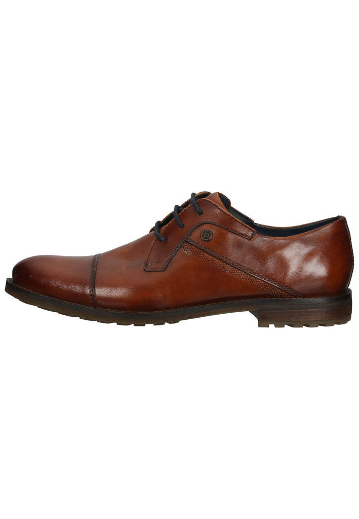 Bugatti Businessschuhe Nappaleder Cognac - surf4shoes