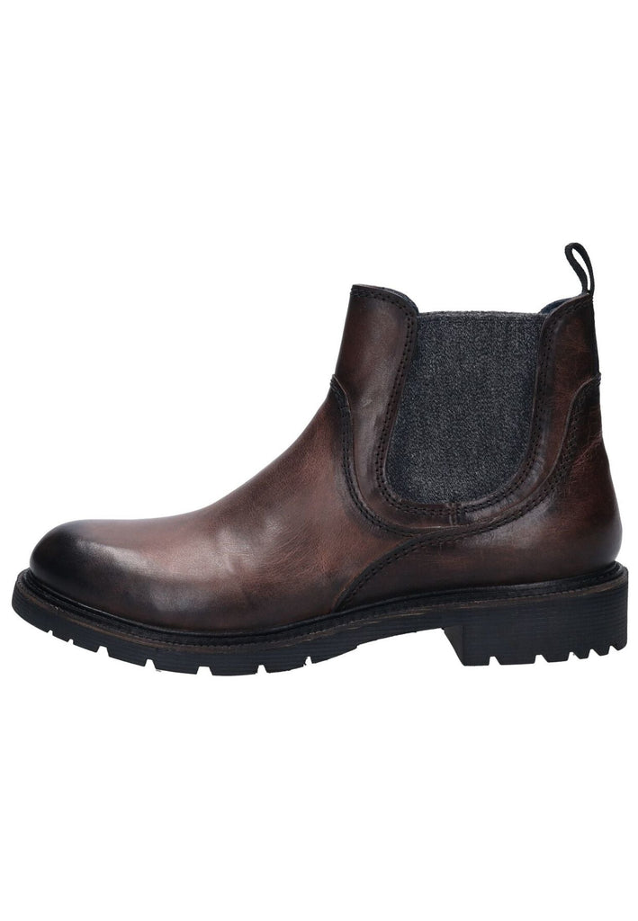 Bugatti Stiefelette Leder/Textil Dunkelgrau - surf4shoes