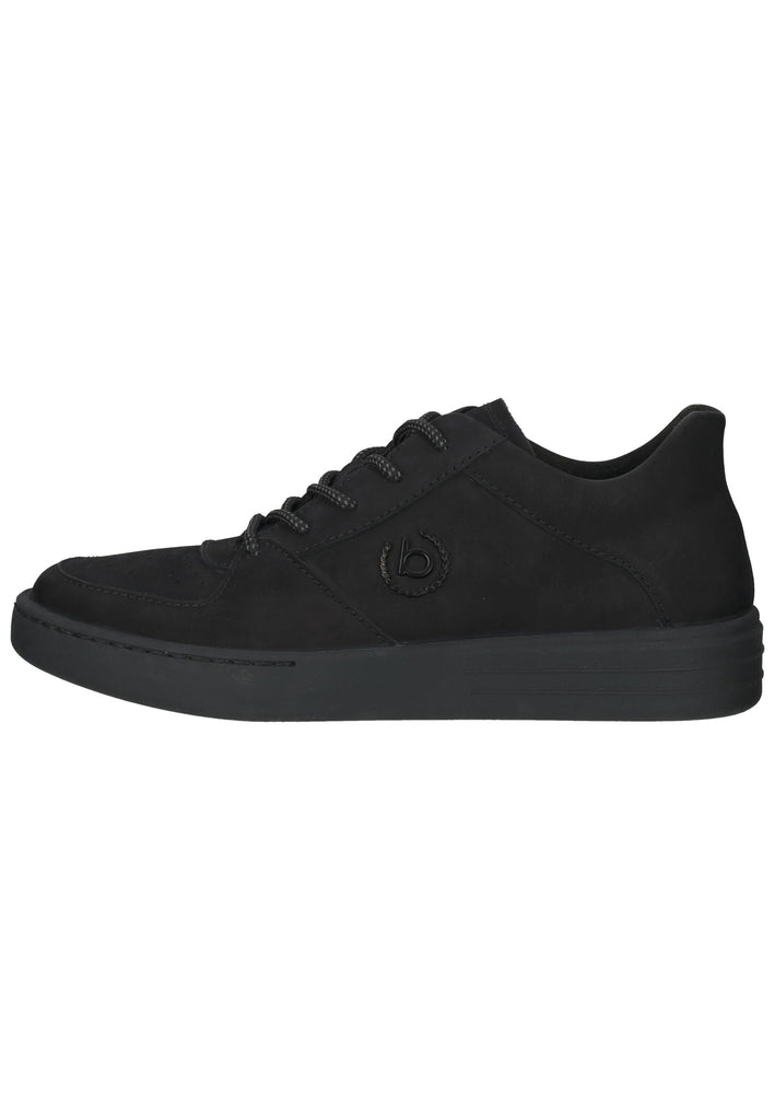 Bugatti Sneaker Nubukleder Schwarz - surf4shoes