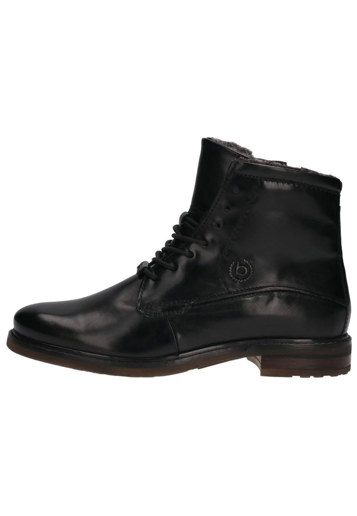 Bugatti Stiefelette Nappaleder Schwarz Warmfutter - surf4shoes