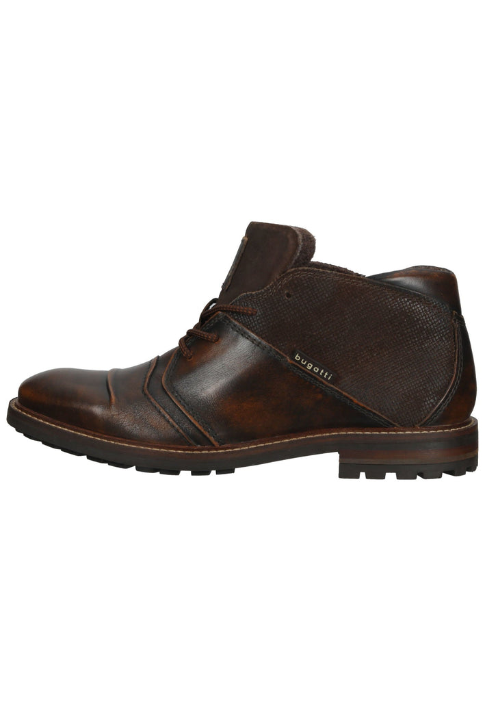 Bugatti Stiefelette Nappaleder Braun - surf4shoes