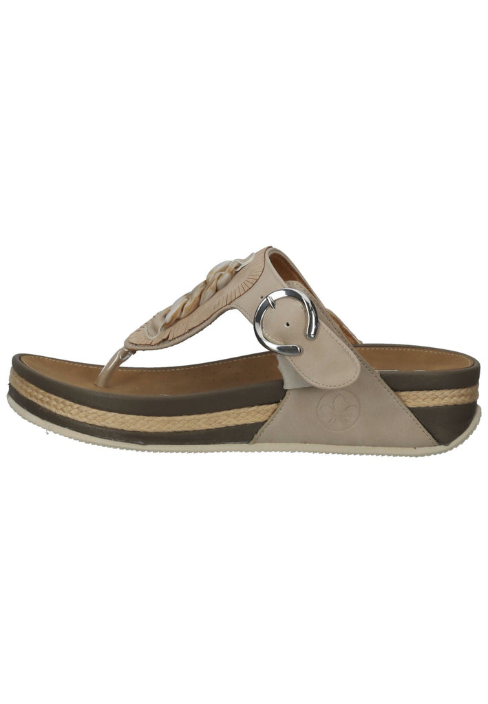 Rieker Sandalen Lederimitat Rose - surf4shoes