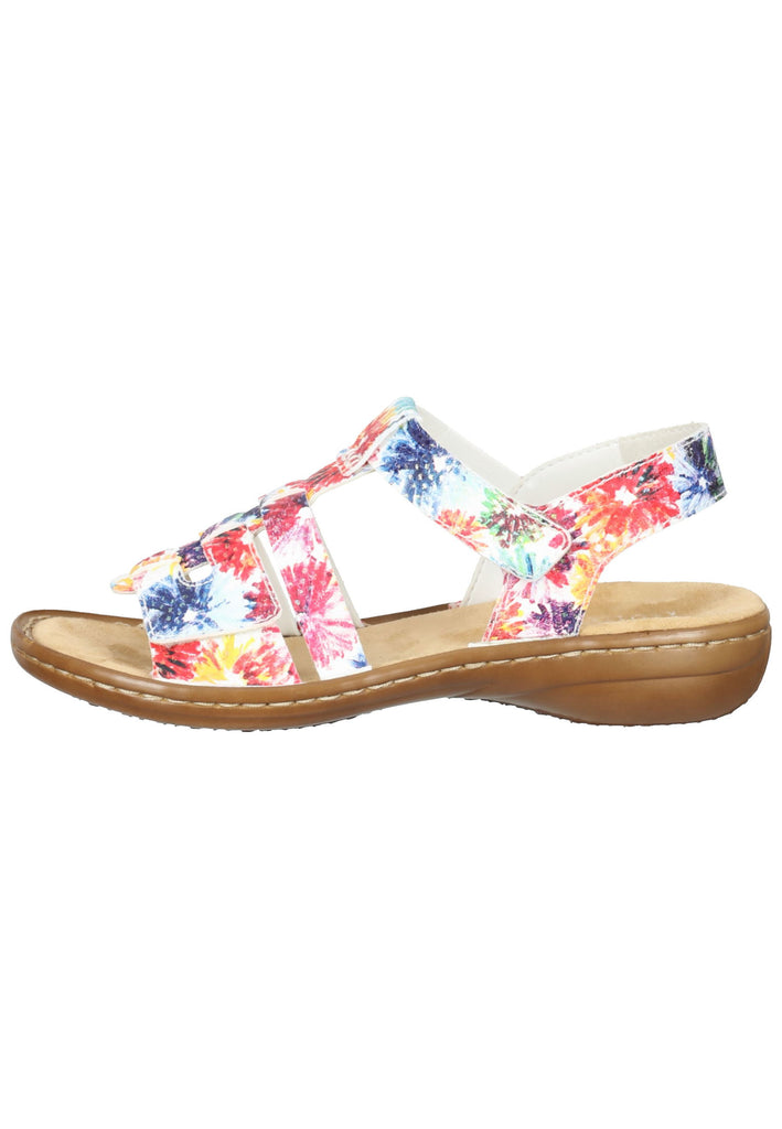 Rieker Sandalen Lederimitat Multi - surf4shoes