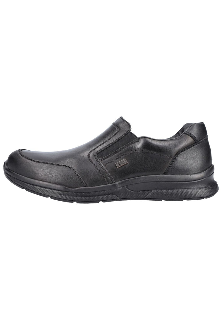 Rieker Slipper Leder/Synthetik Schwarz - surf4shoes