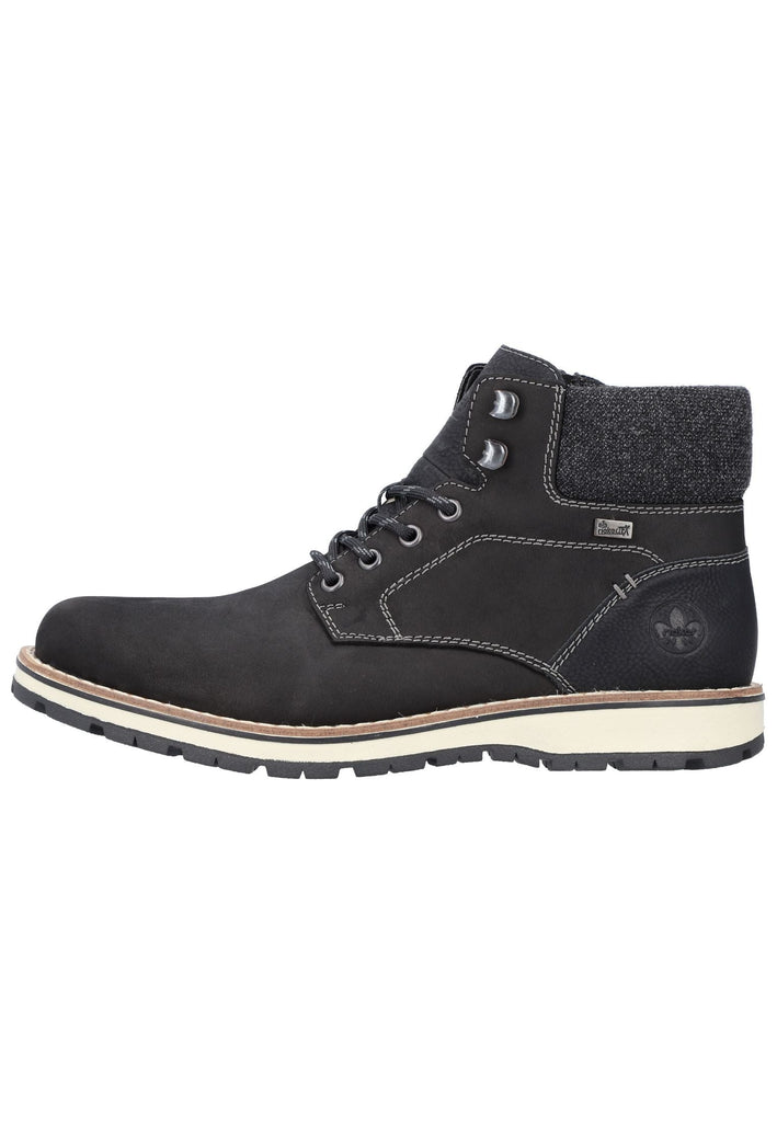 Rieker Stiefelette Leder/Synthetik Schwarz - surf4shoes
