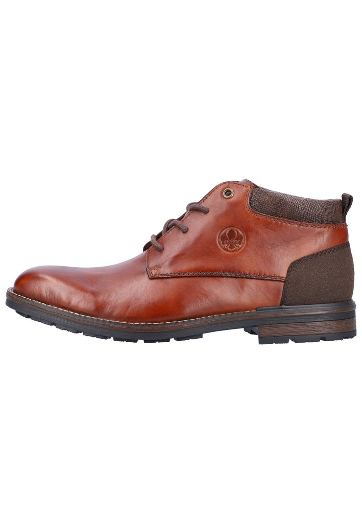 Rieker Stiefelette Leder/Synthetik Dunkelbraun - surf4shoes