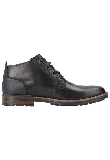 Rieker Stiefelette Leder/Synthetik Schwarz - surf4shoes
