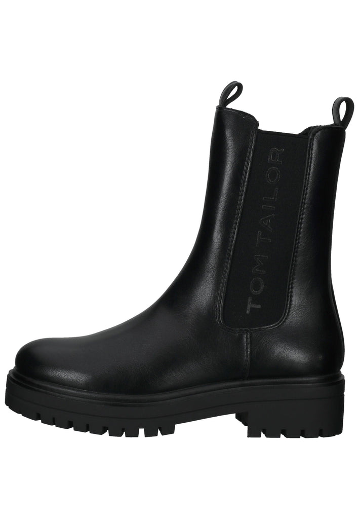 Tom Tailor Stiefelette PU Schwarz - surf4shoes