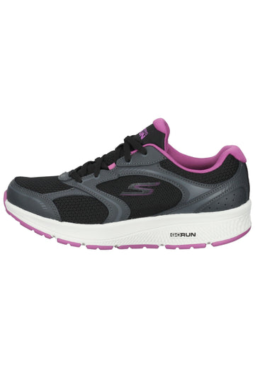 Skechers Sneaker Leder/Mesh Schwarz - surf4shoes