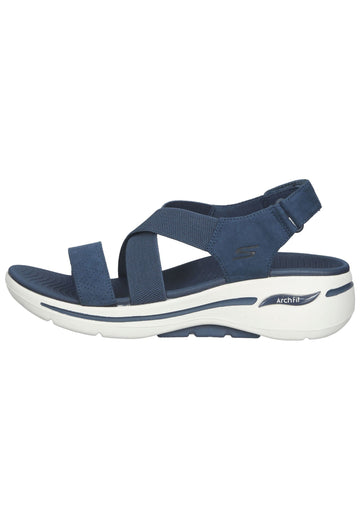 Skechers Sandalen Textil Blau - surf4shoes